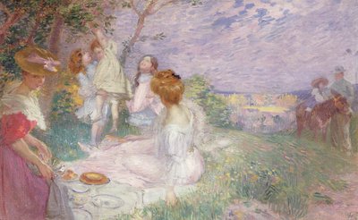 Piknik, 1906 tekijältä Auguste-Frederic Bonnet